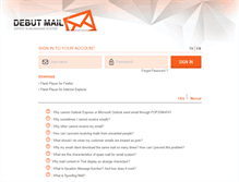 Tablet Screenshot of mail.chemical.co.th